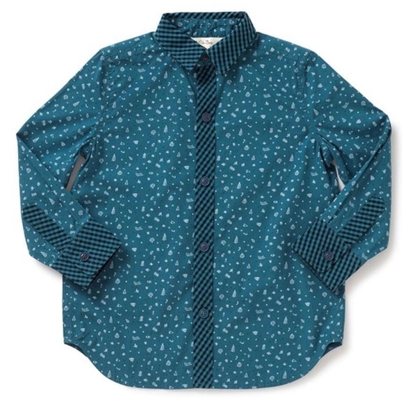 Matilda Jane JACK FROST Shirt Holiday Print - Picture 1 of 7